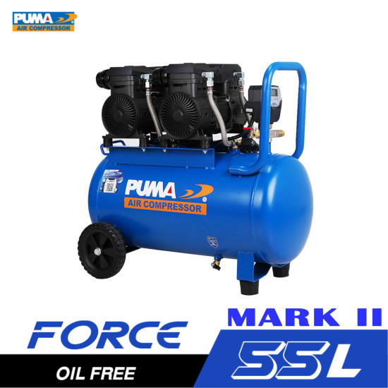 ปั๊มลมออยฟรี PUMA 1450Wx2 55L FORCE 55 MARK II
