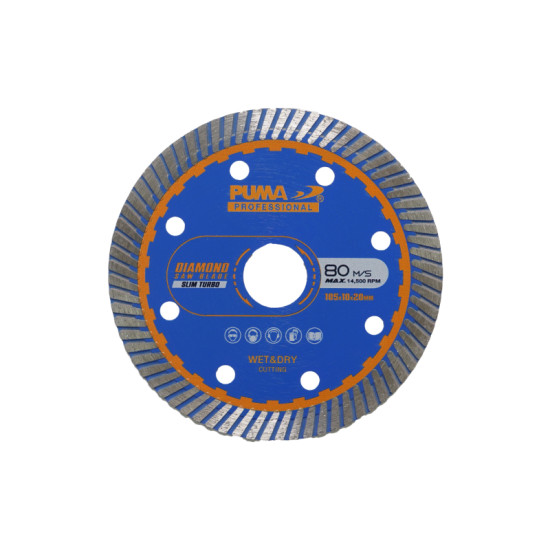 ใบตัดเพชรสลิมเทอร์โบ 4" PUMA 105x10mm PDT-10510