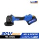 เครื่องเจียรไร้สาย ไร้แปรงถ่าน 20V PUMA PM-4920BL พร้อมแบตและแท่นชาร์จ