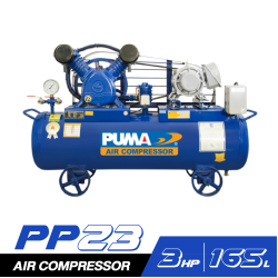 ชุดปั๊มลม PUMA PP23-PPM220V-MG 3HP ถัง 165L
