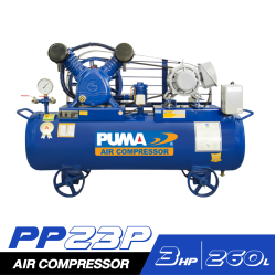 ชุดปั๊มลม PUMA PP23P-PPM220V-MG 3HP ถัง 260L