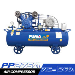 ชุดปั๊มลม PUMA PP275A-HI380V-MG 7.5HP ถัง 260L