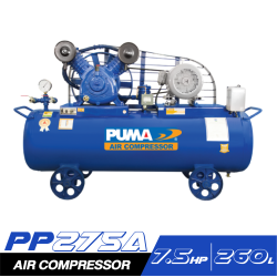 ชุดปั๊มลม PUMA PP275A-PPM380V-MG 7.5HP ถัง 260L