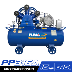 ชุดปั๊มลม PUMA PP315A-PPM380V-MG 15HP ถัง 315L