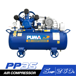 ชุดปั๊มลม PUMA PP35-PPM380V-MG 5HP ถัง 260L
