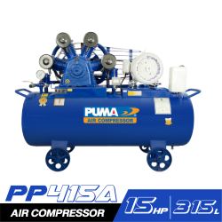 ชุดปั๊มลม PUMA PP415A-HI380V-MG 15HP ถัง 315L